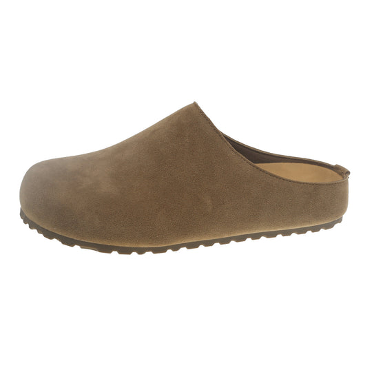 Damen Clogs aus hochwertigem Wildleder mit ergonomischem Fußbett EB