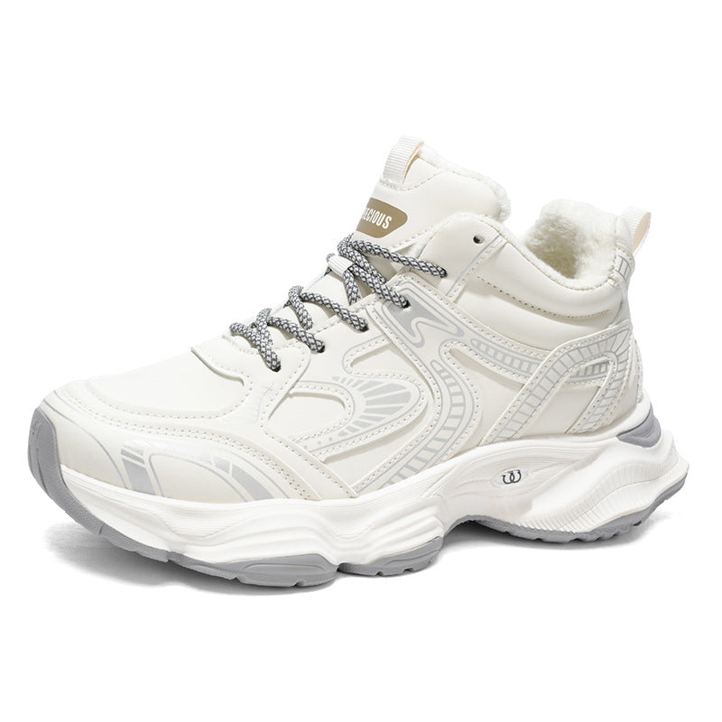 Damen Sportliche Winter Sneakers mit isolierender Innensohle und rutschfester Sohle EB
