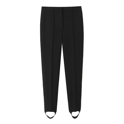 Damen elegante Hochwasser-Hose mit praktischen Schlitzdetails und hochwertiger Verarbeitung EB