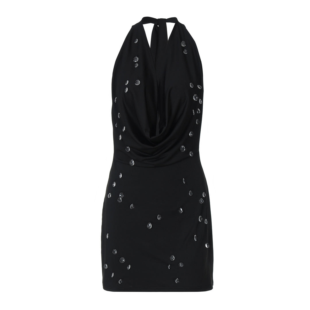 Damen Raffiniertes Minikleid mit verführerischem Dekolleté EB