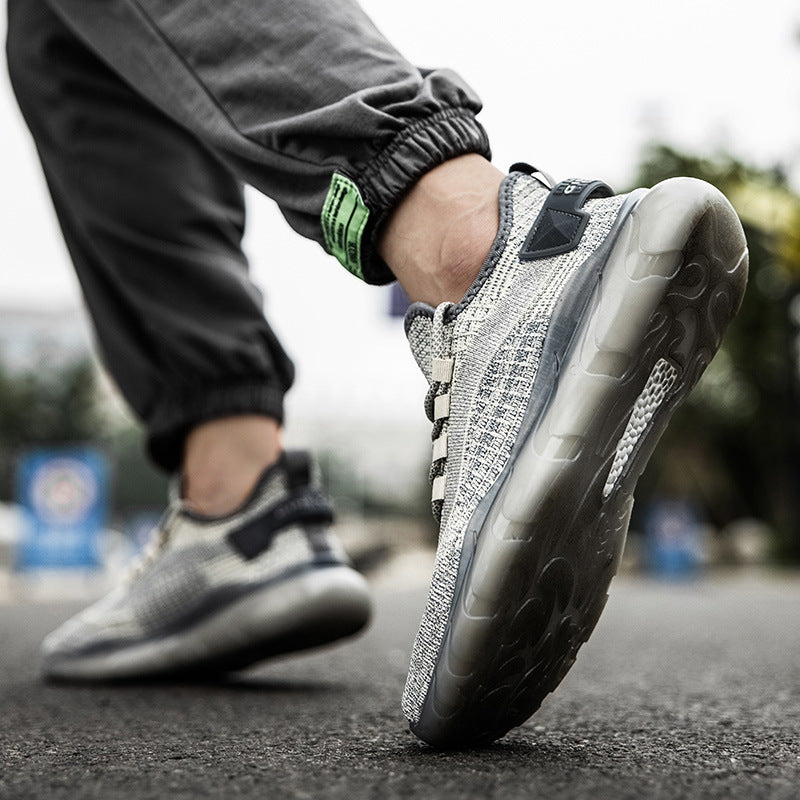 Damen Leichte Sportsneaker mit atmungsaktivem Mesh-Obermaterial und flexibler Sohle EB