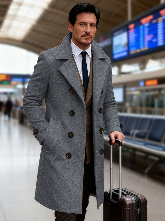 Herren eleganter Doppeltunnelmantel EB