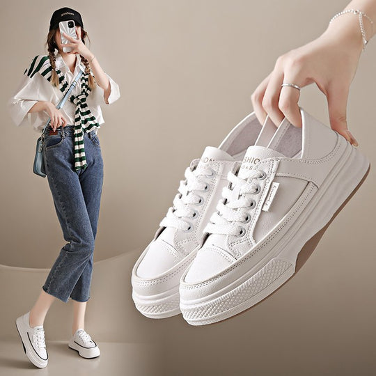 Damen Slip-On Sneakers mit komfortabler Plattform und atmungsaktiver Konstruktion EB