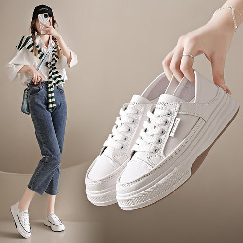 Damen Slip-On Sneakers mit komfortabler Plattform und atmungsaktiver Konstruktion EB
