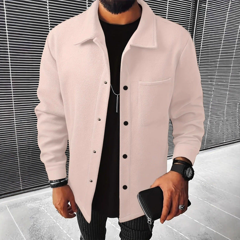 Herren gemütliche und stilvolle Fleecejacke EB