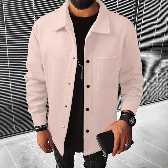 Herren gemütliche und stilvolle Fleecejacke EB