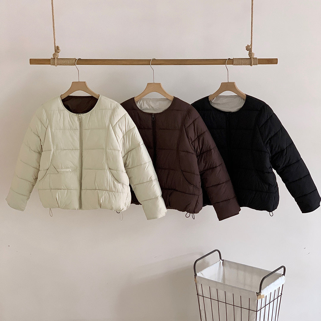 Damen Wärmende Steppjacke mit modischem Schnitt und Taschen EB