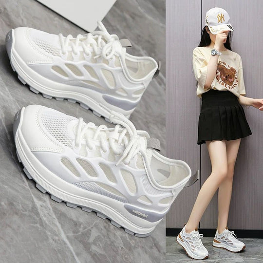 Damen Atmungsaktive Freizeitschuhe mit rutschfester Sohle und flexiblem Obermaterial EB