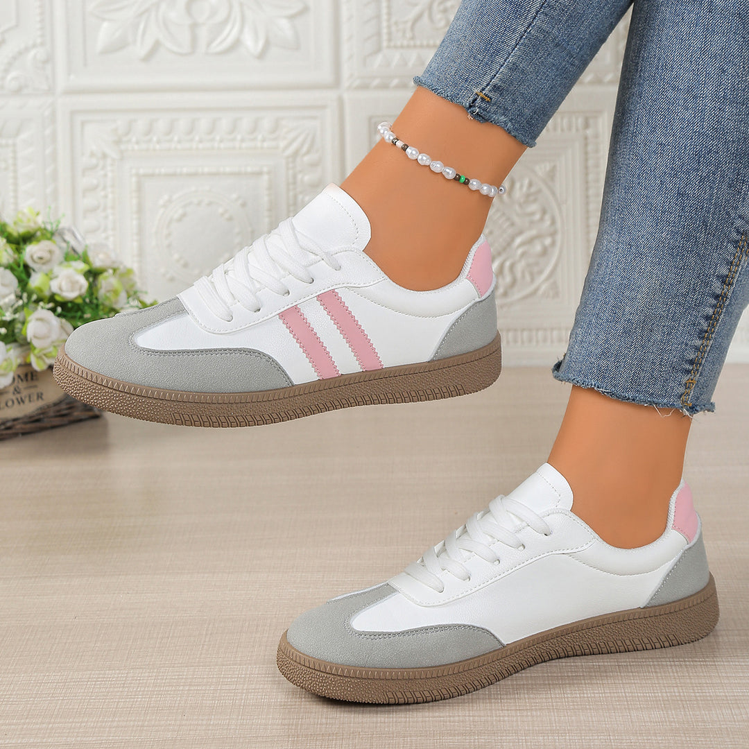 Damen Sneakers im sportlichen Design mit strukturiertem Obermaterial und rutschfester Sohle EB