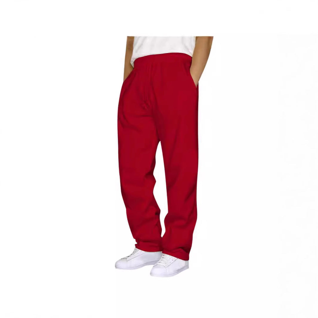 Damen nan ungekürzte Relax-Freizeithose mit hohem Komfortbund, innenliegendem Kordelzug und seitlichen Eingrifftaschen EB