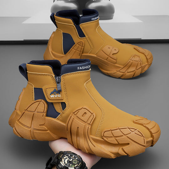 Damen modische wasserdichte Stiefeletten mit hohem Komfort und rutschfester Sohle EB