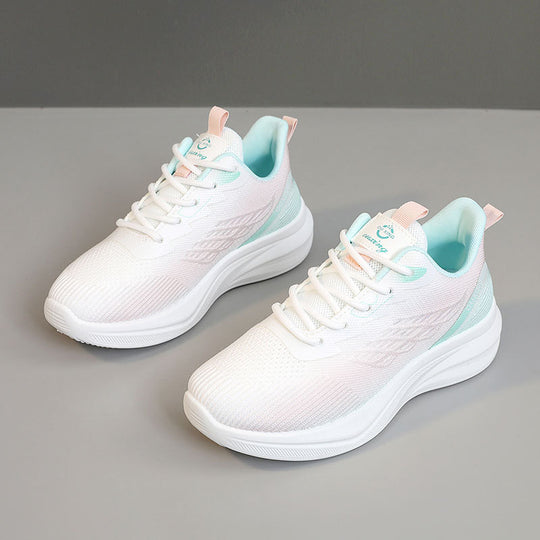 Damen Atmungsaktive Lauf-Sneaker mit elastischem Futter und dämpfender Sohle EB
