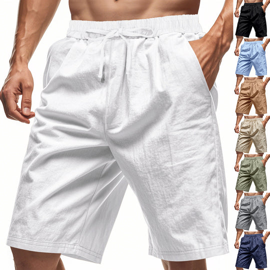 Herren bequeme Cargo-Shorts mit elastischem Bund und großzügigen Taschen EB