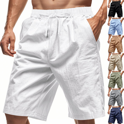 Herren bequeme Cargo-Shorts mit elastischem Bund und großzügigen Taschen EB
