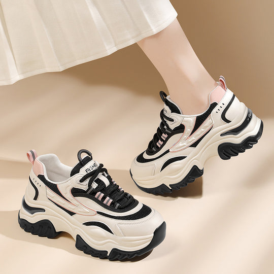 Damen Chunky Lauf-Sneaker mit hochdämpfender Sohle und atmungsaktivem Obermaterial EB