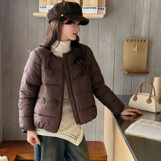 Damen Wärmende Steppjacke mit modischem Schnitt und Taschen EB