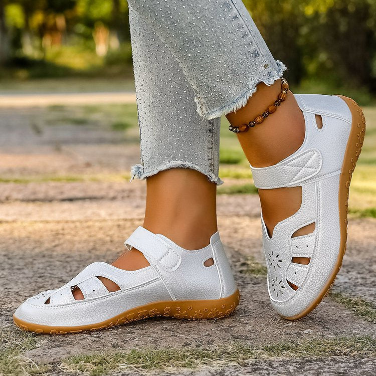 Damen Atmungsaktive Sandalen mit verstellbarem Klettverschluss EB