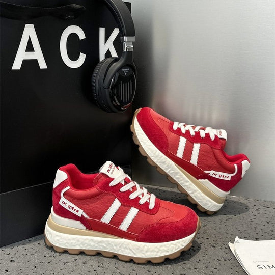 Damen Sportliche Sneakers mit dämpfender Sohle und atmungsaktivem Obermaterial EB