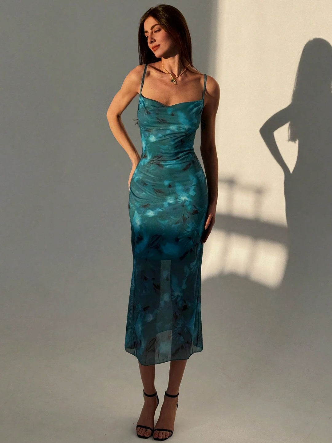 Damen Bodiescon Cocktailkleid EB