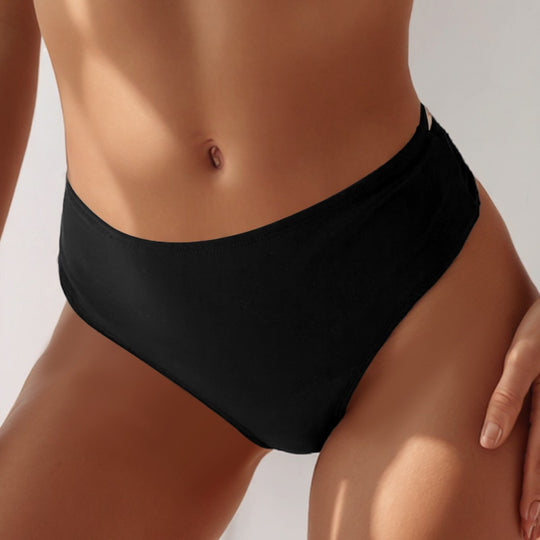 Damen Bikini-Höschen mit verstellbaren X-Trägern und elegantem Design EB