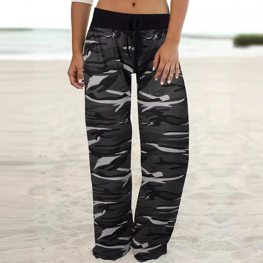 Damen Freizeithose im modernen Camouflage-Look EB