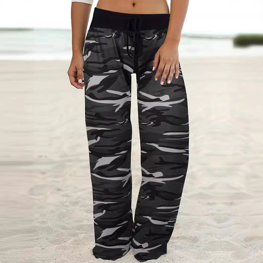Damen Freizeithose im modernen Camouflage-Look EB