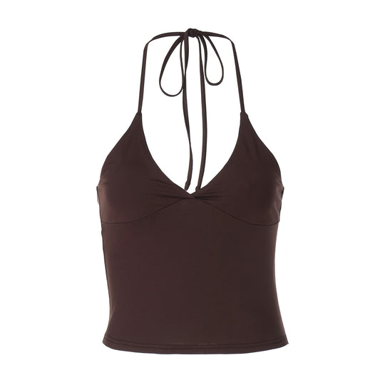 Damen Neckholder-Top mit raffinierter Drapierung EB