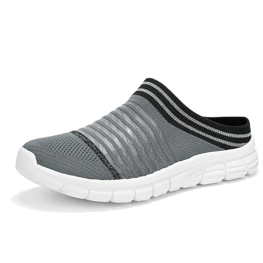 Damen Atmungsaktive Slip-On Sneakers mit elastischem Design und flexibler Sohle EB