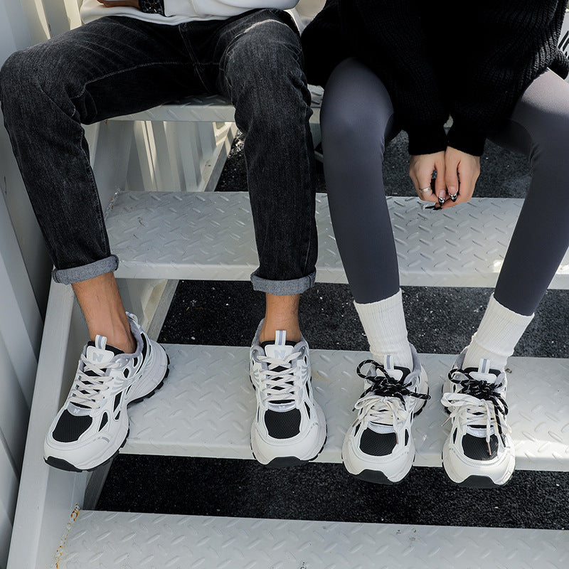Damen Sportliche Sneakers mit dämpfendem Sohlenprofil und atmungsaktivem Mesh-Obermaterial EB