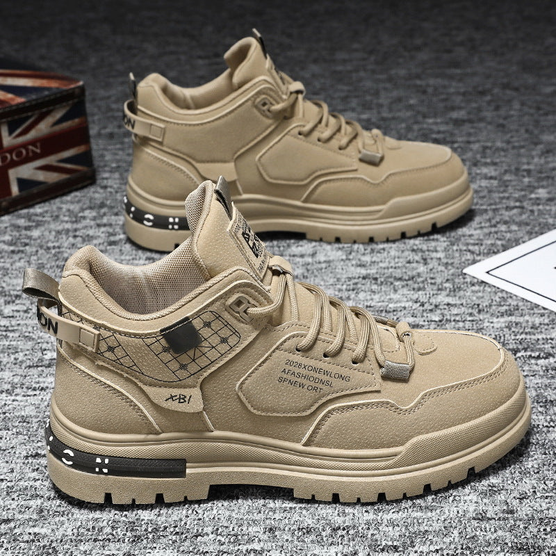 Damen sportliche High-Top Sneakers mit modernem Design und starker Profilsohle EB