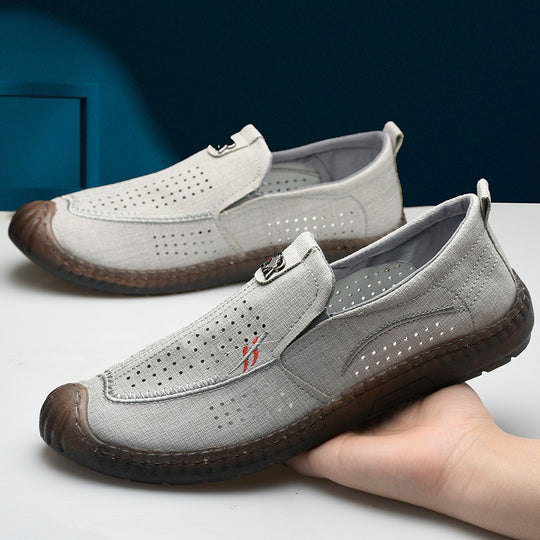 Damen Atmungsaktive Slip-On Freizeitschuhe mit rutschfester Sohle EB
