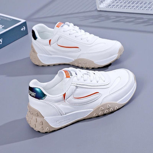 Damen sportliche Sneakers mit rutschfester Sohle und atmungsaktivem Obermaterial EB