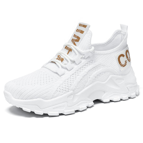 Damen Atmungsaktive Komfort Sneakers mit elastischer Schnürung EB