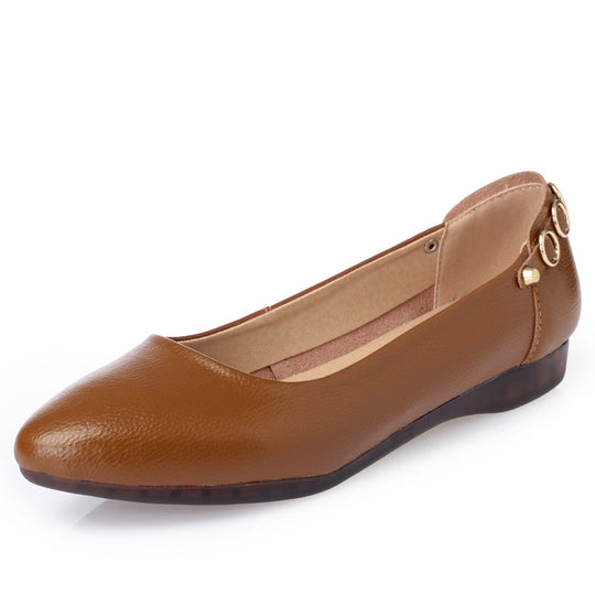 Damen Ballerinas mit modischem Schmuckdetail und komfortablem Fußbett EB