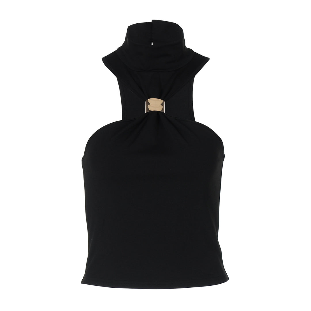 Damen modernes High-Neck Top EB