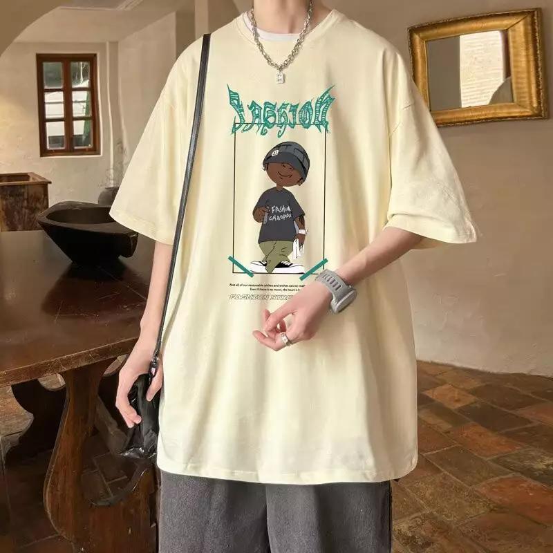 Damen oversized T-Shirt mit grafischem Print und lässigem Schnitt EB