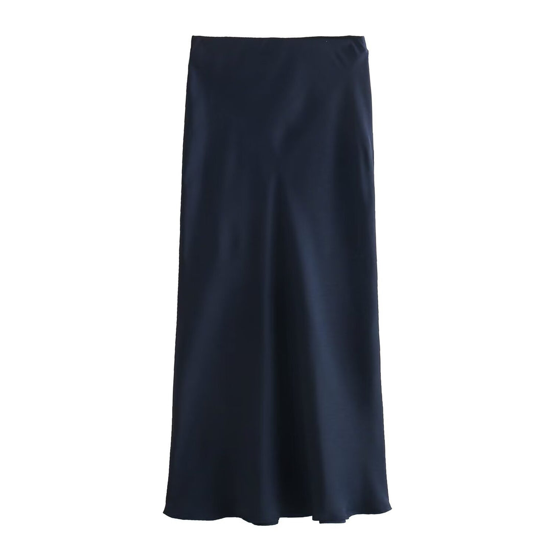 Damen langer Satinrock EB