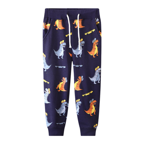 Jungen Jogginghose mit freundlichem Dinosaurier-Design EB