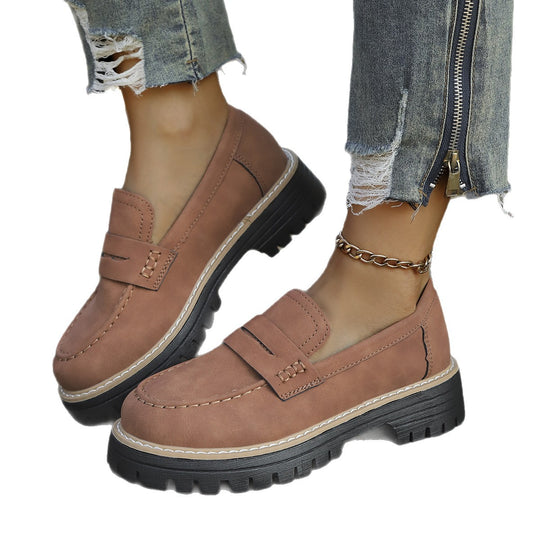 Damen Mokassins mit robustem Profil und trendigem Design EB