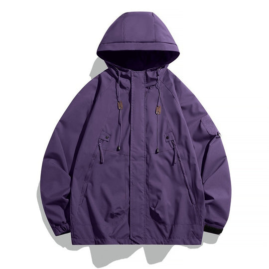 Damen technische Funktionsjacke mit verstellbarem Kapuzensystem und robustem Wetterschutz EB