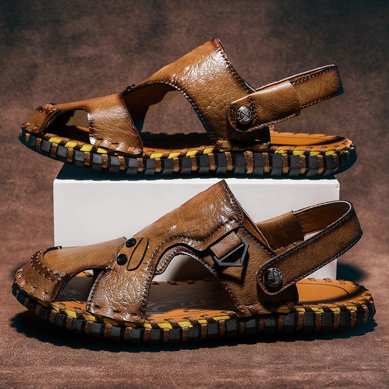 Herren Weiche und bequeme Freizeitsandalen mit verstellbarem Riemen EB