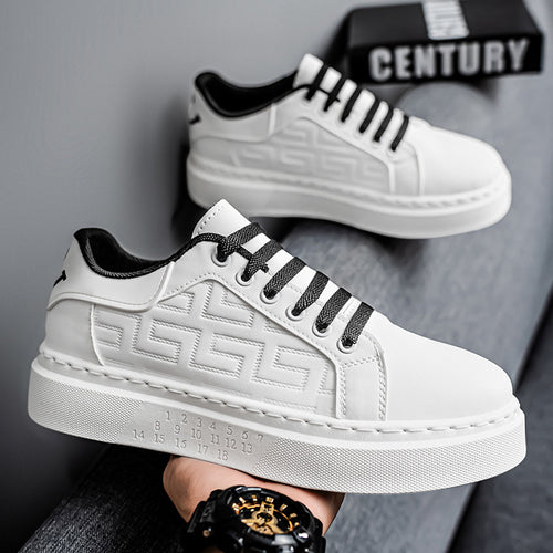 Damen Sneakers mit einzigartigem geometrischem Design und gepolsterter Sohle EB