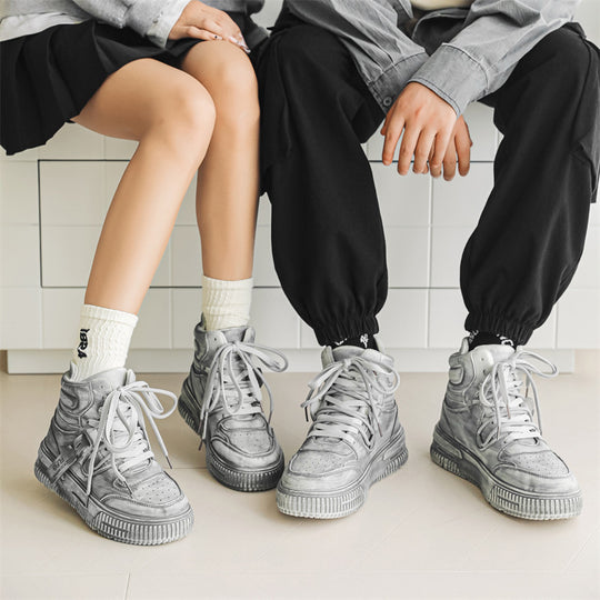 Damen Hohe Sneakers mit modernem Design und rutschfester Sohle EB