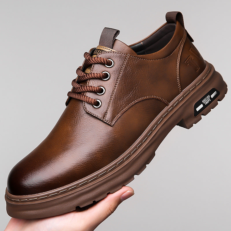 Herren modische Schnürschuhe mit rutschfester Sohle und atmungsaktivem Innenfutter EB