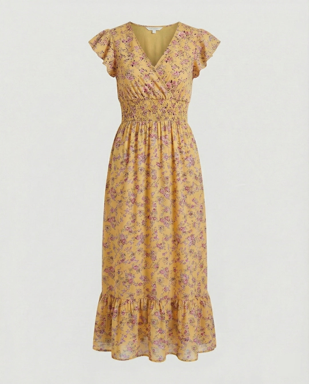 Damen Blumenkleid Maxikleid Boho