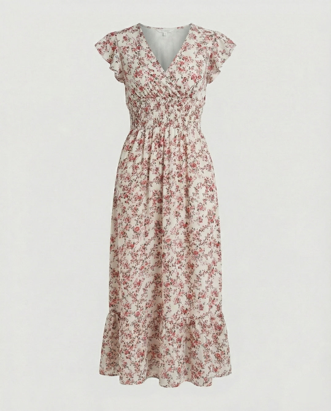 Damen Blumenkleid Maxikleid Boho