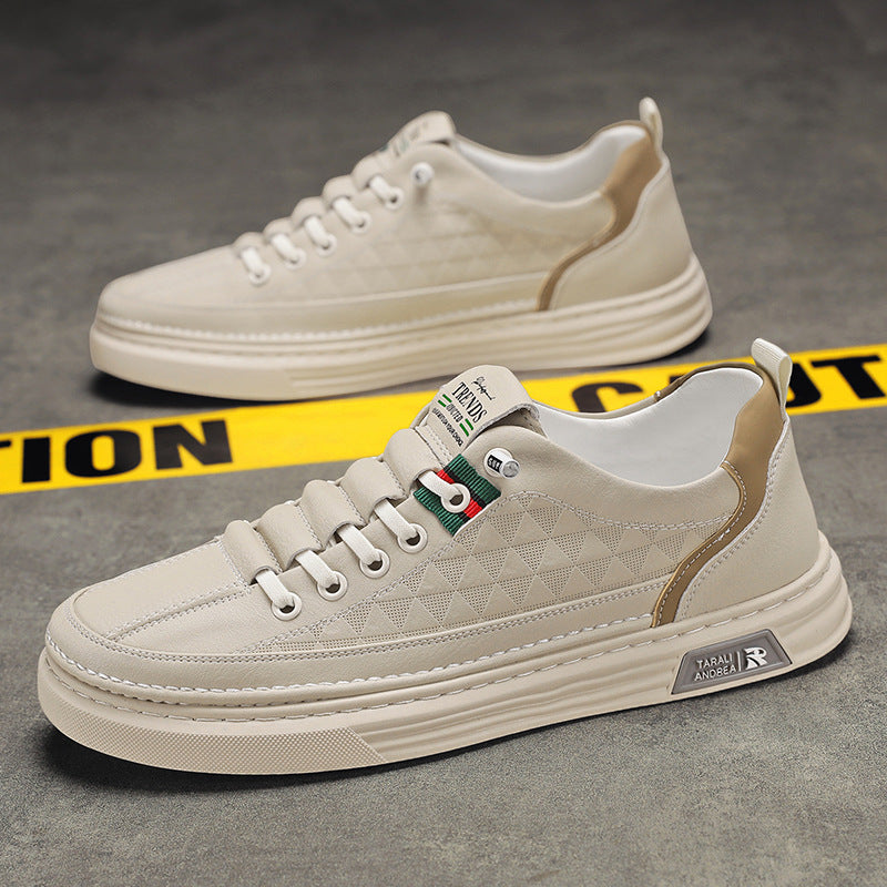 Damen Sportliche Sneakers mit strukturiertem Obermaterial und bequemem Fußbett EB