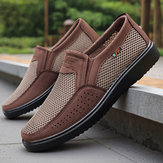 Damen Atmungsaktive Slip-On Sportschuhe mit rutschfester Sohle EB