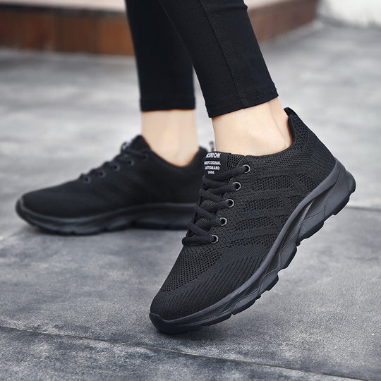 Damen Atmungsaktive Sneakers mit flexiblem Strick-Obermaterial EB