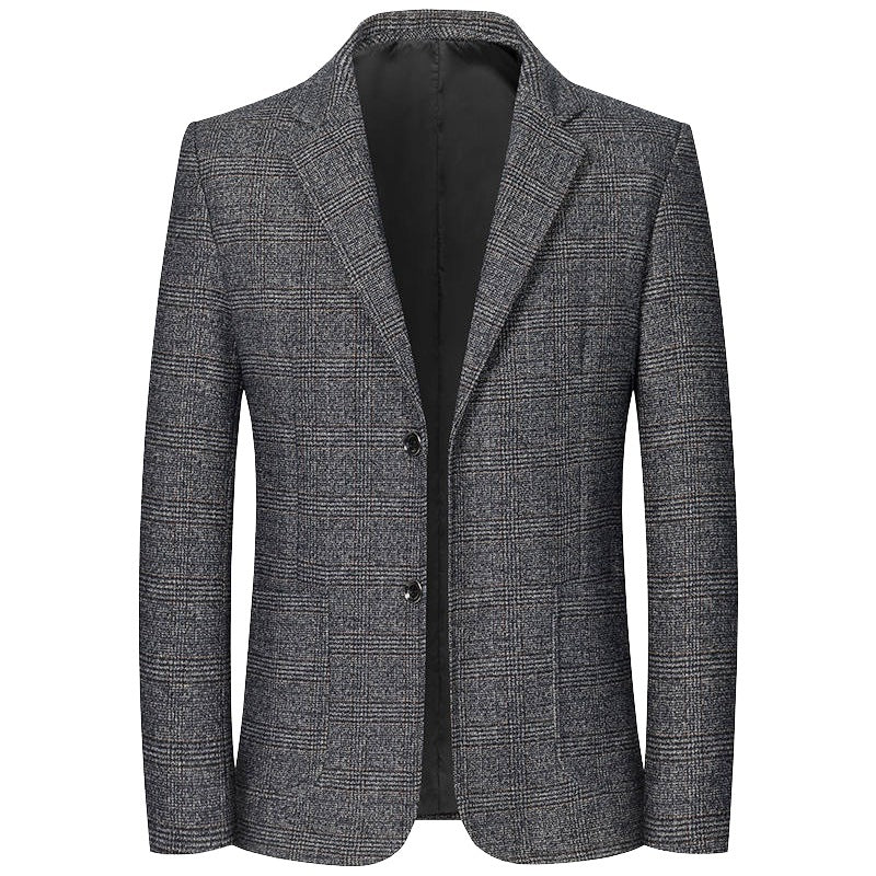 Herren Sakko Glencheck Slim Fit mit leichter Innenfütterung EB